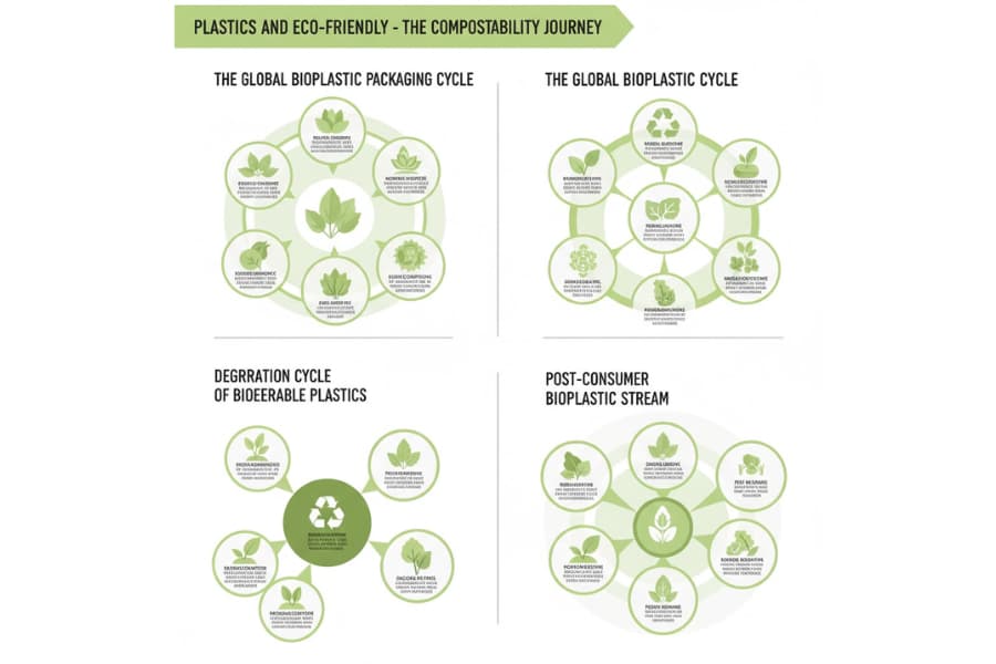 Ảnh: Cách tránh nhầm lẫn nhựa sinh học với nhựa thông thường